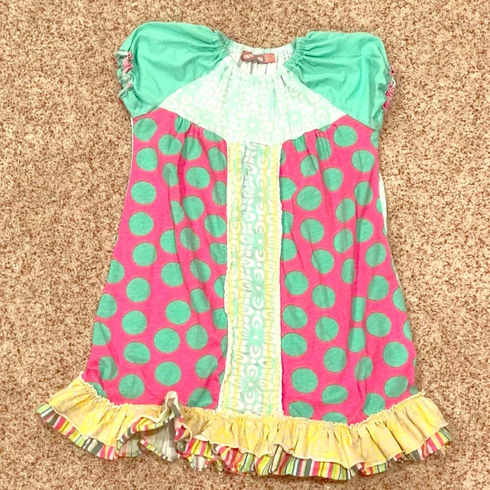 Jelly the Pug dress. Lightweight material.